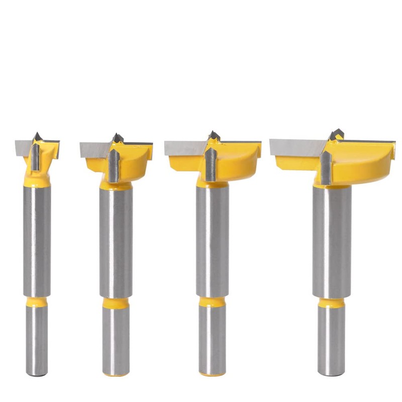 Meccion Carbide Forstner Drill Bit Wood Hole Cutter, Professional Woodworking