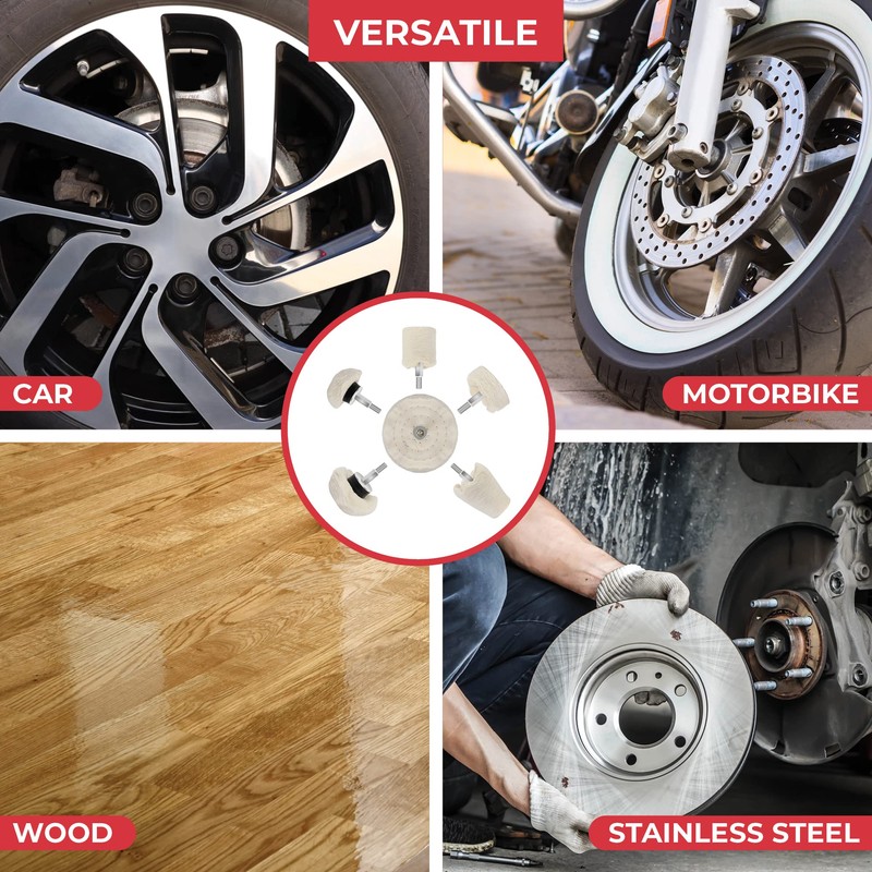 GADLANE Polishing Wheel - 6pcs Polishing Pads, Buffing Wheel For