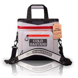 New Cold Bastard JOURNEY20+ Cans TITANIO Best Premium Leakproof Ice Soft Backpack Cooler Souvenirs Included