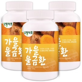 Premium Indian Turmeric Pills 300gx3 Bottles / 프리미엄 인도 강황환 300gx3병