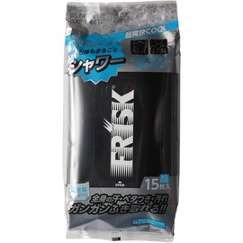 Frisk Z1J Sweat Wiping Sheet, Large, Large Size, Facial, Body Sheet, 78.7 x 11.8 inches (200 x 300 mm), 15 Sheets