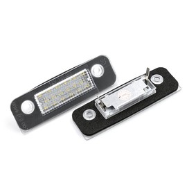Full LED License Plate Light Lamp Compatible with Ford Fiesta MK5 JH1 JD3 01-08 Fusion 02-12 Mondeo MK2 96-00 OEM: 1332916