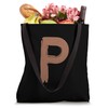Creative Bold Leather Letter P - Design - Alphabet -