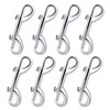 Double Hook with Snap Hook, 8 Pack 3.5 Inch Double