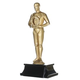 Decade Awards Male Achievement Trophy - 8 Inch Tall | Engraved Golden Achievement Award | Celebrate Success, Triumph and Victory in All Endeavors - Customize Now