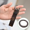 15pcs 33 mm Round Carabiner Black Very Robust Zinc Alloy