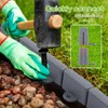AGTEK Garden Edging 16FT Landscape Edging Kit 2.75 Inch Height