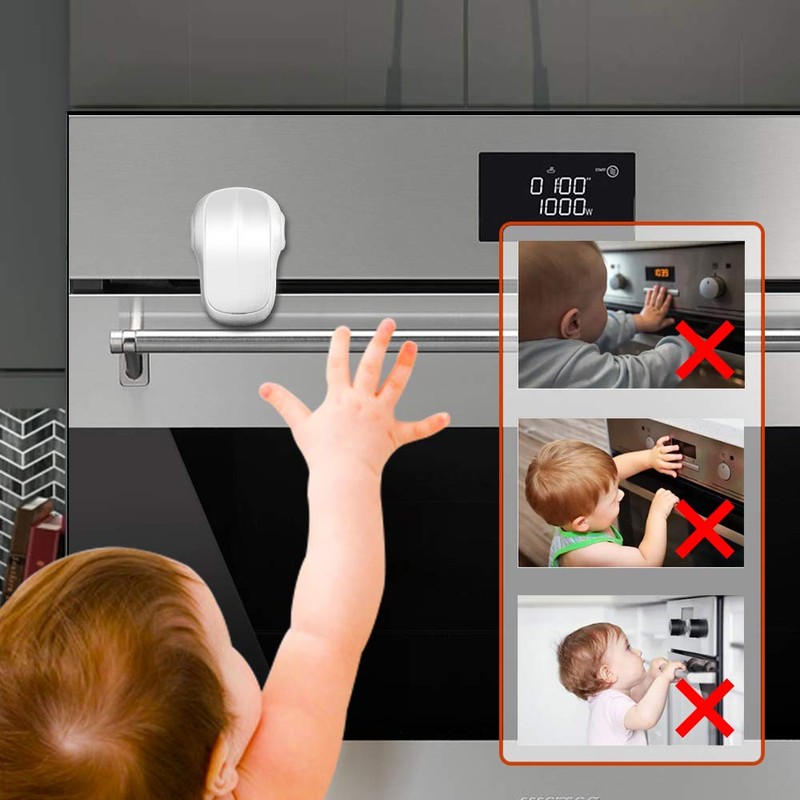 EUDEMON Child Safety Heat-Resistant Oven Door Lock, Oven Front Lock