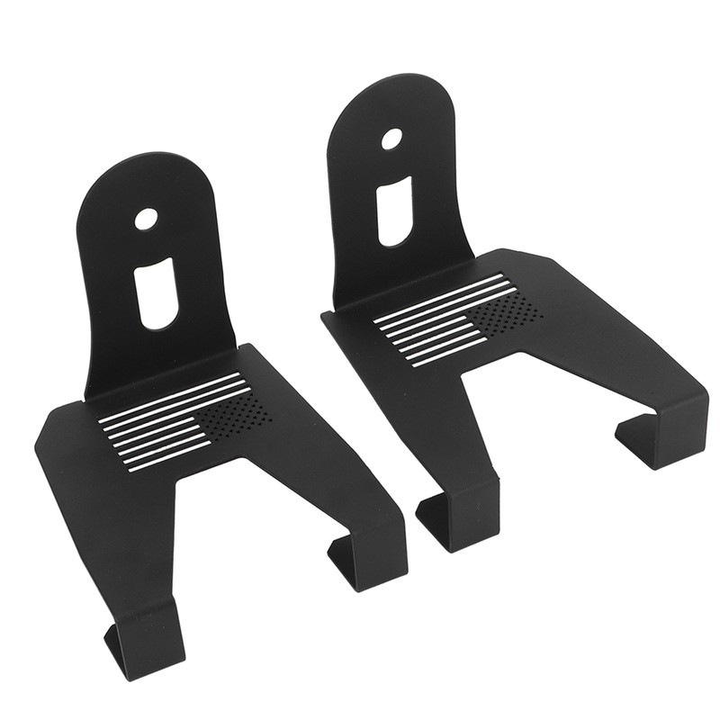 2pcs Cooler Mounting Brackets Black Iron Replacement for Polaris RZR