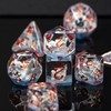 UDIXI 7-Die Polyhedral Dice Set D&D, Resin DND Dice Set