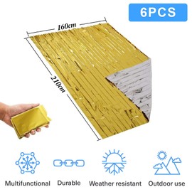 AHEJIOO Rescue blanket, rescue blanket gold silver, rescue blankets