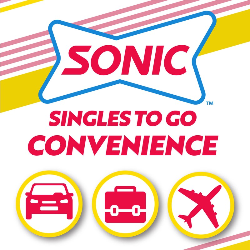 Sonic Singles To Go Powdered Drink Mix, Strawberry Lemonade, 6
