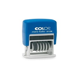 COLOP s100.s126.1 numérateur 6 Bands 4 mm