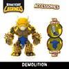 CRAZE Legends Stretchy D'Molition Elastic Action Figures for Children, Stretchy