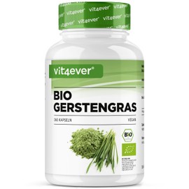 vit4ever Organic Barley Grass - 365 Capsules - Storage Pack for Over 4
