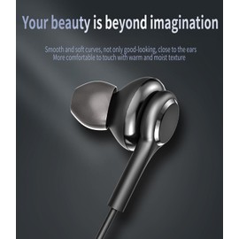 LX-CA-082-USB C Jack Headphone with Microphone Noise Cancelling Headset(2Pack) Type C Wired Earbud for Pixel 7 Pro Galaxy S20 S21 S22 S23 Ultra Note 10 20 Z Flip Fold A8s Android