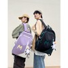 Fashion Backpack with Letter M Design, School Supplies Aesthetic Book