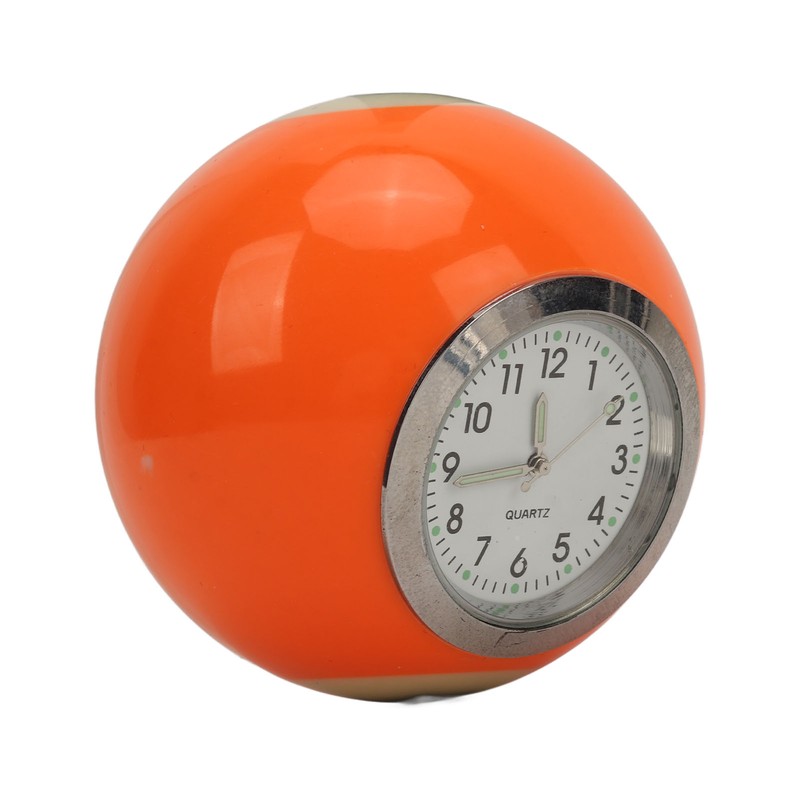 Ball Shape Table Clock Billiards Ball Clock Resin Accurate Decorative