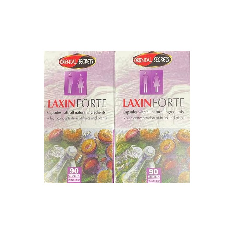 Laxin Forte Capsules - 2 Pack - 180 Count