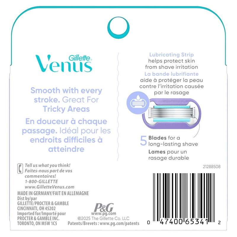 Gillette Venus Extra Smooth Swirl Women's Razor Blade Refills -