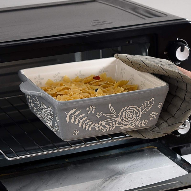 Wisenvoy Baking Dish 8x8 Baking Pan Brownie Pan Casserole Dish