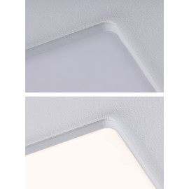 Paulmann Veluna VariFit Edge 79959 LED Panel Recessed Panel 200 x 200 mm Square Tunable White Light Control White Plastic Ceiling Light