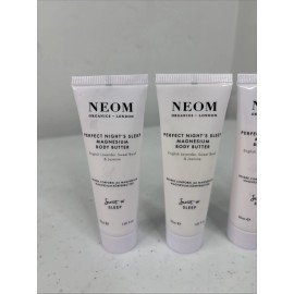 Neom Organics London Lot Of 4 NEOM Organics Perfect Night’s Sleep Magnesium Body Butter 30 Ml 1.01 Oz