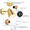 VATONI Plug in Wall Sconces with Remote Control, Adjustable Color