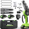 DehanTools Cordless Chainsaw 6/8/12 Inch, 1000W Brushless, Handheld Chain Saw