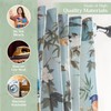 Maison d' Hermine 100% Cotton Curtain - 50"x108" Blue Decorative