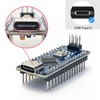OSOYOO 1x Nano at+mega+328P Module CH340 5V/16M USB-C Micro-Controller Board