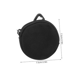 Gadpiparty Portable Zipper Earphone Case Compact Storage Pouch for Keys Coins Earbuds Stylish Keychain Wallet Durable Design