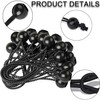 Voyzdx Cuerda Elastica con Bola para Lonas Toldos Carpas 25