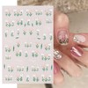 DUOLEIMI Nail Stickers, Flower Tulip, Nail Stickers, 6 Pieces, Nail