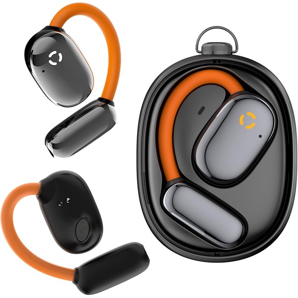 MIGOUFIT True Open Ear Earbuds Wireless Headphones with Enhanced Sound,Secure