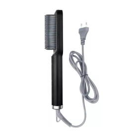 Misorel Cepillo Alaciador Cerámica Eléctrico Unisex  Barba Cabello