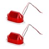 QWORK AC110V - 120V Industrial Strobe Siren Alarm Warning Light