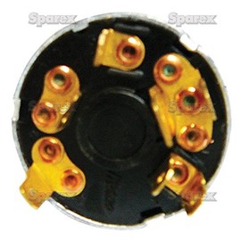 Ignition Key Switch w/Cold Start - fits Most '65-up Ford Tractor & Backhoe Diesel w/Pre-Heat
