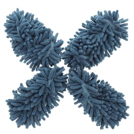 PACKOVE 4pcs Microfiber Chenille Duster Replacement Washable Refills for Office Classroom Cleaning Electrostatic Material Easy to Clean Reuse