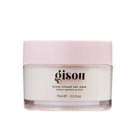 Gisou Honey Infused Hair Mask Travel Size to Hydrate and Repair for Softer, Stronger, More Manageable Hair, Mini TSA-Approved Mask (2.5 fl oz)