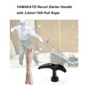 YAMAKATO Recoil Starter Handle with 3.0mm*16ft Pull Rope for Chainsaw