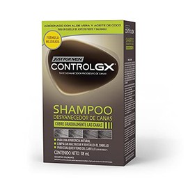 Just For Men Kit Shampoo Para Canas, Control GX Shampoo Desvanecedor Progresivo de Canas, 4 Paquetes de 118ml Cada                                    