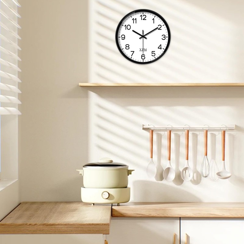 XFM Colorful Kids Wall Clocks Battery Operated 10 inch Silent