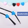 UPIONIC Anti-slip Soft Glasses End Tips, Silicone Tube Sleeve Eyeglass