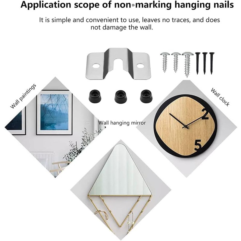 Lohill 2 Sets Dartboard Holder Wall Hanging Bracket Set Screws