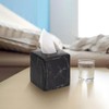 MOCHTERO Marble Pattern Square Tissue Box Cover,Modern Tissue Holders Decor,for
