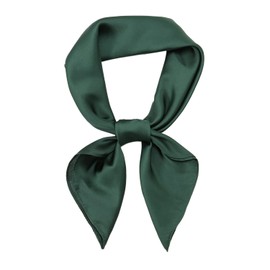 RIIQIICHY Womens Head Hair Scarf Dark Green Like Satin Silk Scarf Sleeping Hair Wrapping Night 27.5"