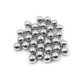 Precision Steel and Stainless Steel Balls, 2mm-10mm, Set of 600 for Bearings, Bikes, Skateboards and Scooters