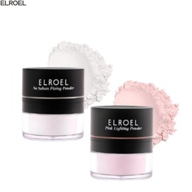 ELROEL No Sebum Fixing / Pink Lighting Powder 1ea, Shade:No Sebum Fixing Powder