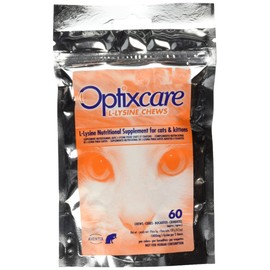 OptixCare Optixcare 72-2 L-Lysine Chews for Cats & Kittens, 60 Count (Pack of 1)